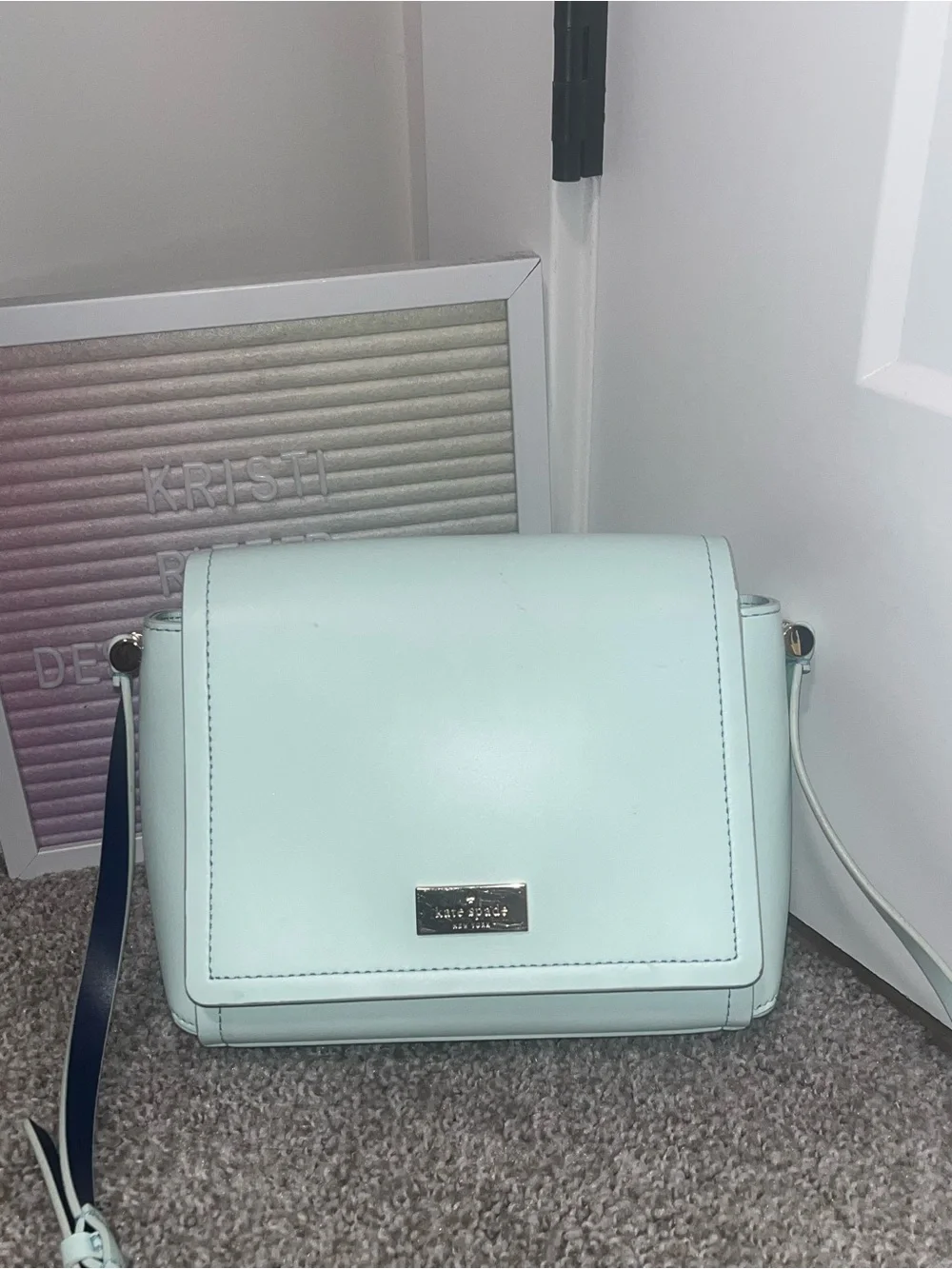 Kate Spade Putnam Drive Caressa Crossbody in Light Blue